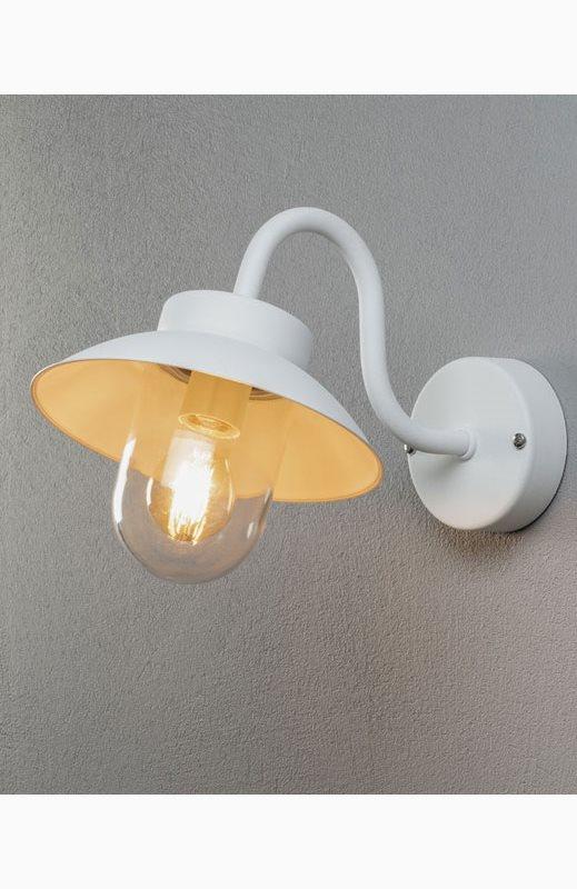 Konstsmide Konstsmide Vega Mini vegglampe hvit E27
