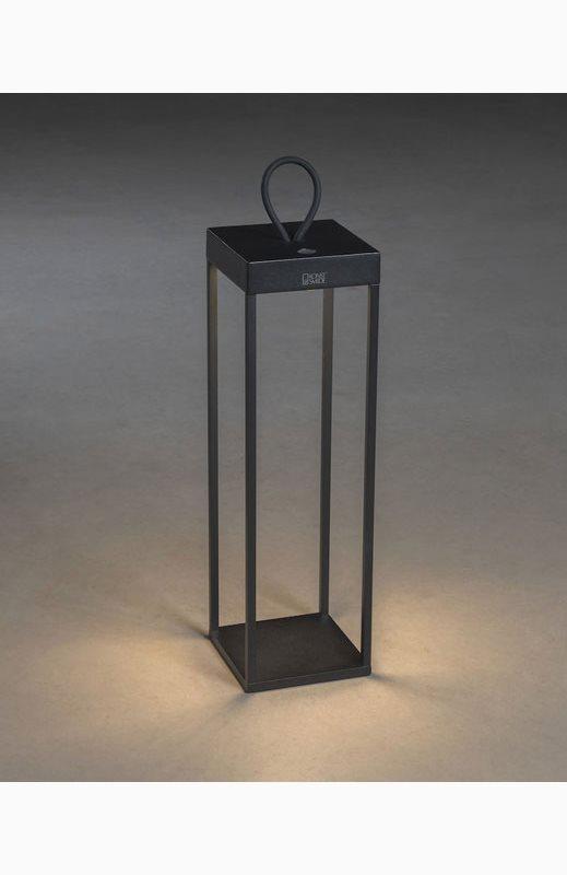 Konstsmide Konstsmide Ravello lanterne svart USB kan dimmes 50cm