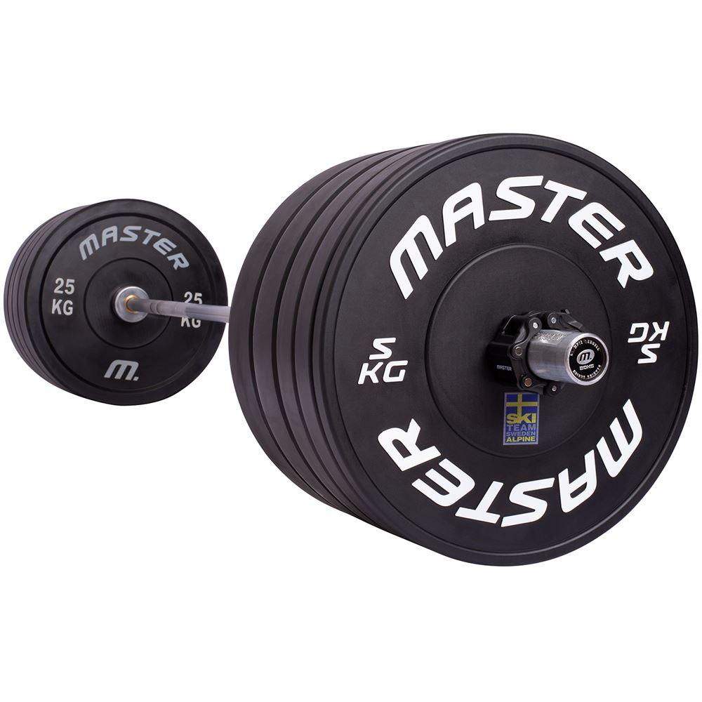 Master Fitness Master Fitness 170 kg Bumperpakke, Vektstangsett bumper