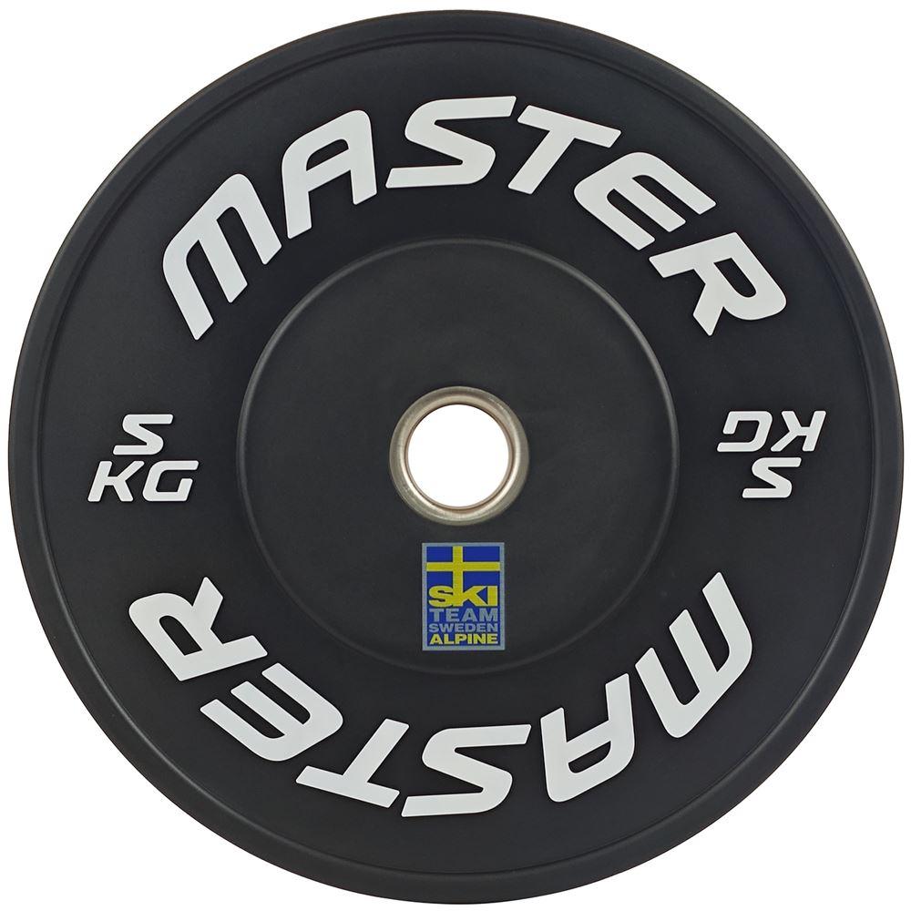 Master Fitness Master Fitness Bumper Ski Svart, Vektplater Bumper