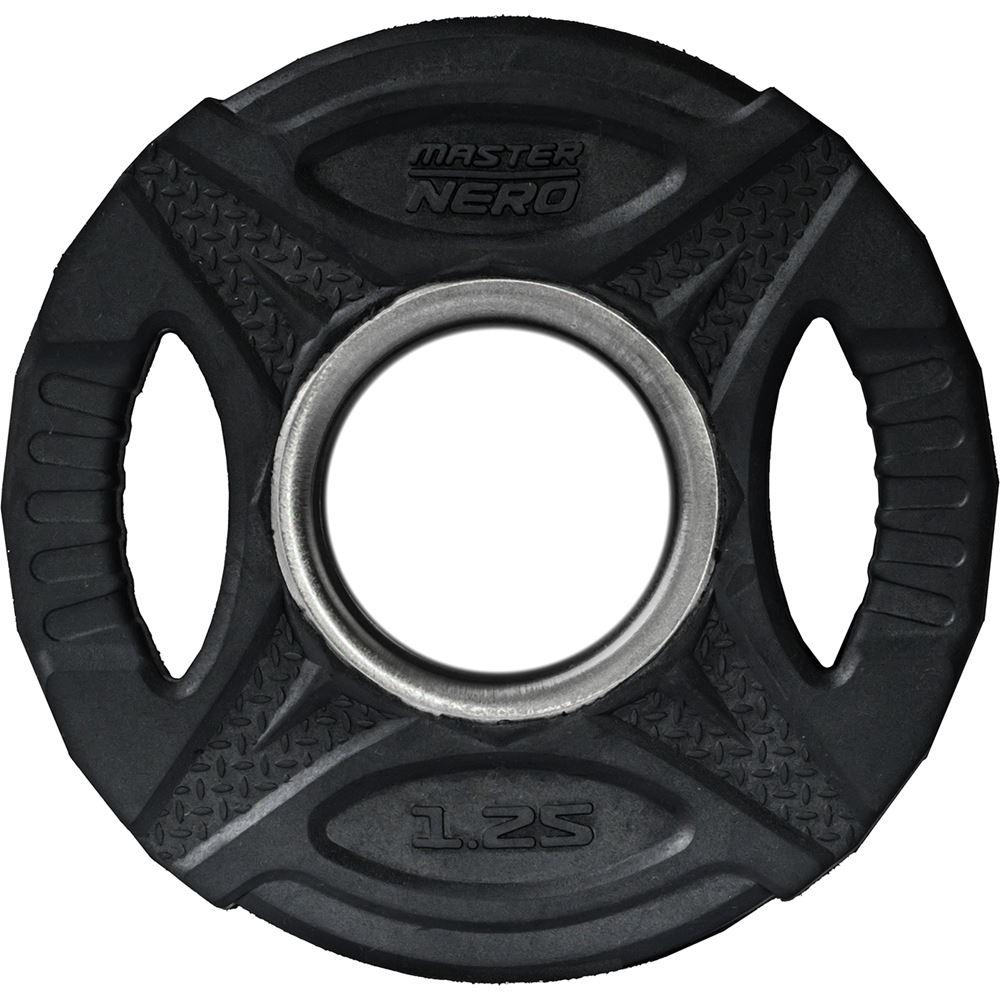 Master Fitness Master Fitness Nero Rubber Plate, Vektskiver Gummi