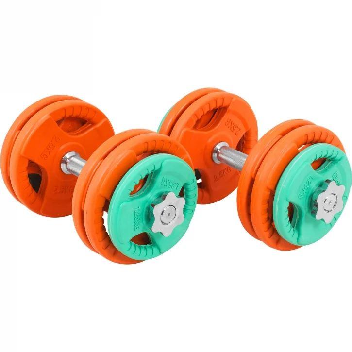 Gorilla Sports Gorilla Sports Dumbbells Trigrip 31 mm, Manualsett