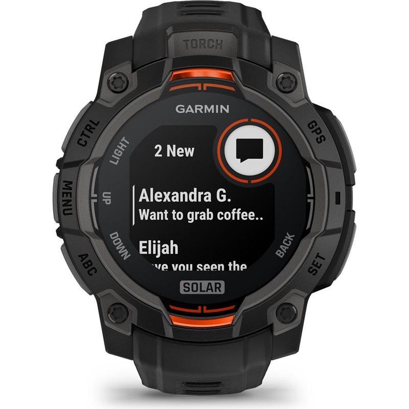 Garmin Garmin Instinct 3,45mm,Solar,Black Bezel with B