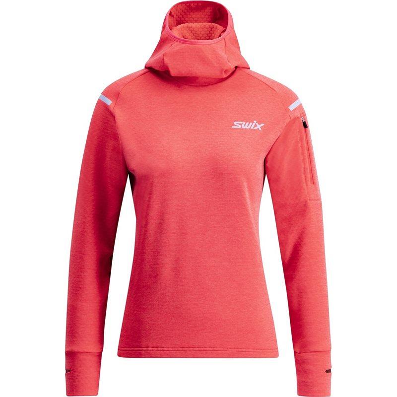 Swix Swix Pace Midlayer Hooded W Cayenne