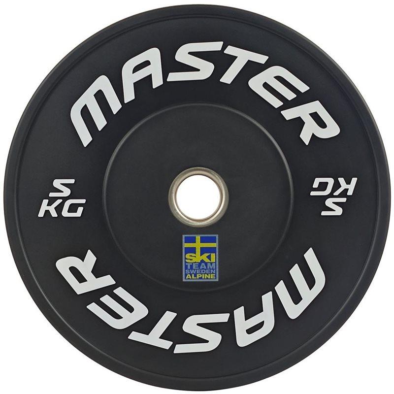 Master Fitness Master Fitness Bumper Ski Svart, Viktskivor bumper