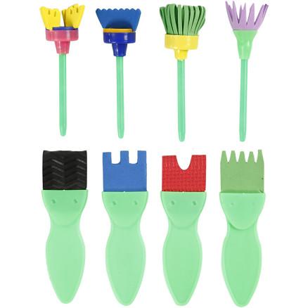 Diverse Mosgummipensler, L: 11-13 cm, B: 30-45 mm, 24 stk./ 1 pk.