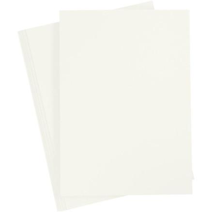 Diverse Kartong, A4, ark 210x297 mm, 180 g, råhvit, 20 ark/ 1 pk.