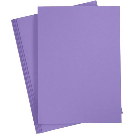 Diverse Kartong, A4, ark 210x297 mm, 180 g, lilla, 20 ark/ 1 pk.