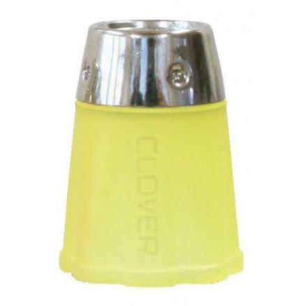 Clover Clover Fingerbøll Gul Silikon / Gummi med metall 17,0mm
