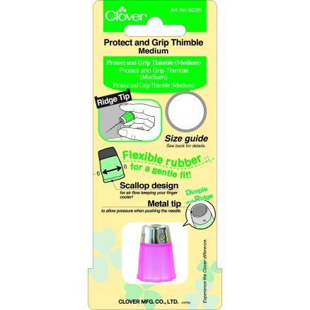 Clover Clover Fingerbøll Rød Silikon / Gummi med metall 15,5mm