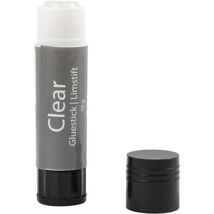 Diverse Clear Limstift, rund, 10 g, 1 stk.