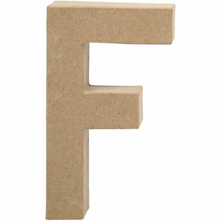 Diverse Bokstav, F , H: 20,5 cm, B: 11,6 cm, tykkelse 2,5 cm, 1 stk.