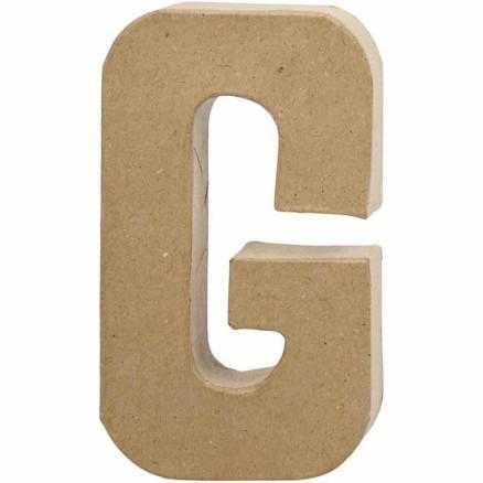 Diverse Bokstav, G, H: 20,5 cm, B: 11,5 cm, tykkelse 2,5 cm, 1 stk.