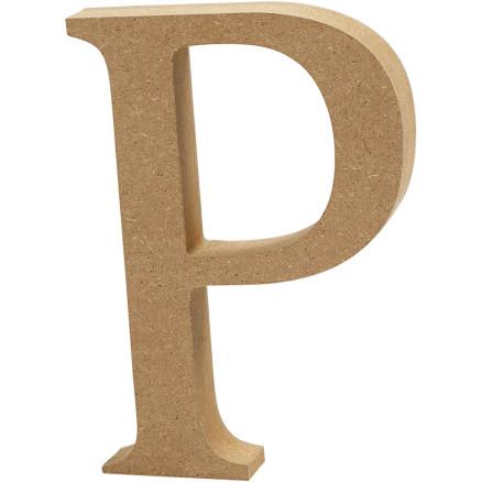 Diverse Bokstav, P, H: 8 cm, tykkelse 1,5 cm, 1 stk.
