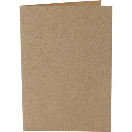 Diverse Kort, kort str. 10,5x15 cm, 220 g, natur, 10 stk./ 1 pk.