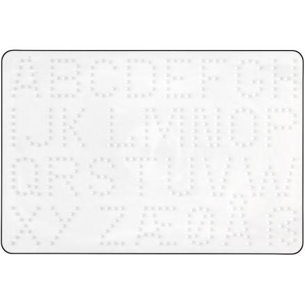 Hama Hama Midi Perleplate Bokstaver Hvit 21,5x14,5cm - 1 stk
