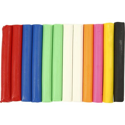 Diverse Modellervoks, ass. farger, 200 g/ 1 pk.