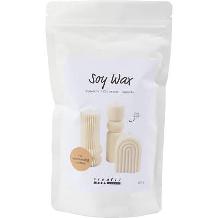 Diverse Soyavoks, Til frittstående stearinlys, creme, 250 g/ 1 pk.