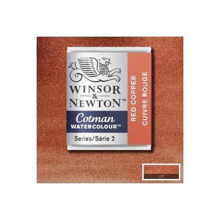 Winsor Newton Cotman akvarellmaling 1/2 panne Red Copper 471