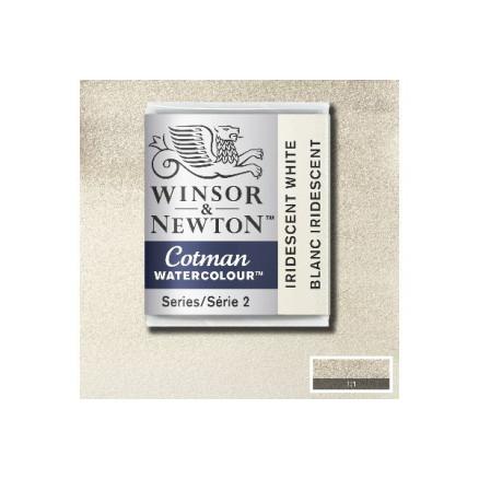 Winsor Newton Cotman akvarellmaling 1/2 pan Iridescent White 330
