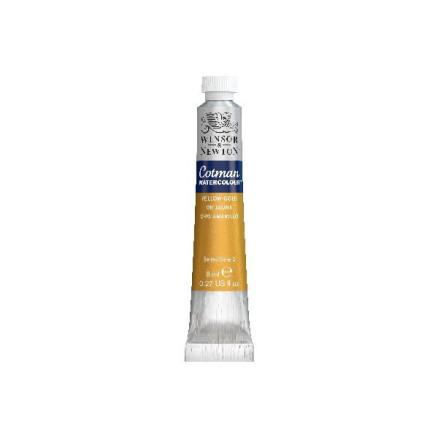 Winsor Newton Cotman akvarellfarge 8ml Yellow Gold Row 088