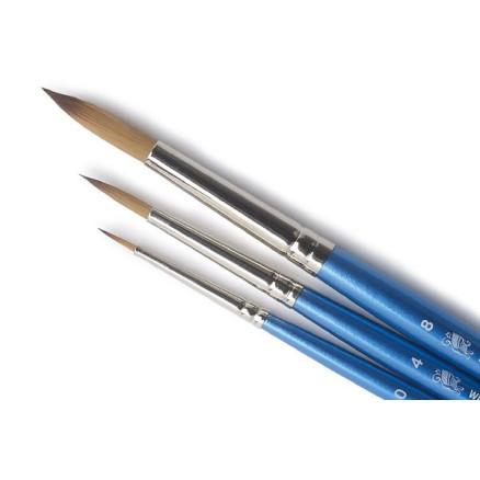 Winsor Newton Cotman børstesett kort skaft rund 0/4/8