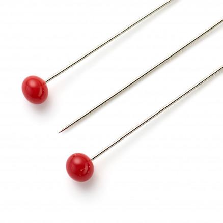 Prym Prym Knappenåler glasshode rød 35x0,40 mm - 5 g