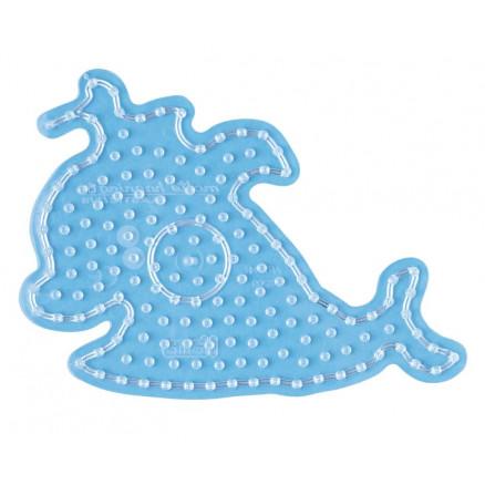 Hama Hama Maxi Perleplate 8209 Hval Transparent - 1 stk