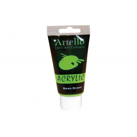 Artello Artello Akrylmaling/Kunstnerfarge Neon grønn 75ml