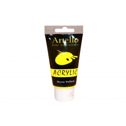 Artello Artello Akrylmaling/Kunstnerfarge Neon gul 75ml