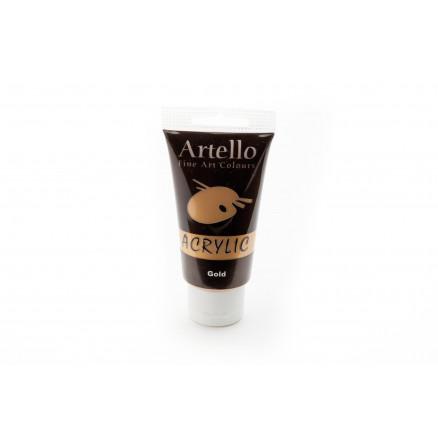 Artello Artello Akrylmaling/Kunstnerfarge Gull 75ml