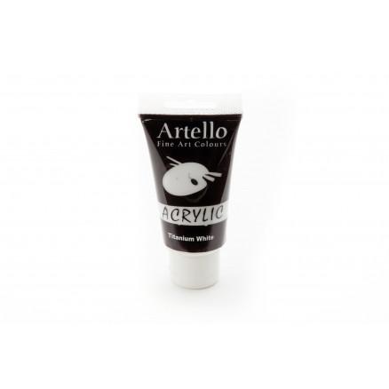 Artello Artello Akrylmaling/Kunstnerfarge Hvit 75ml