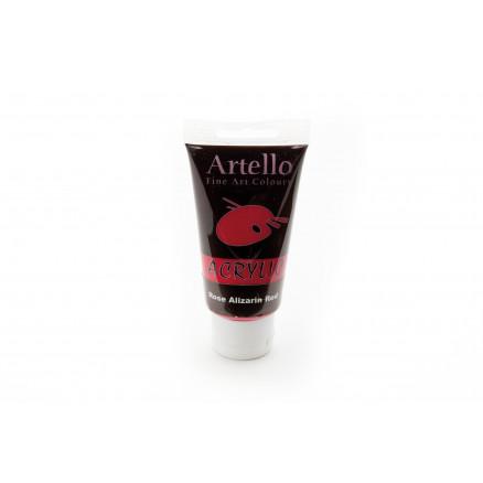 Artello Artello Akrylmaling/Kunstnerfarge Mørkerød 75ml