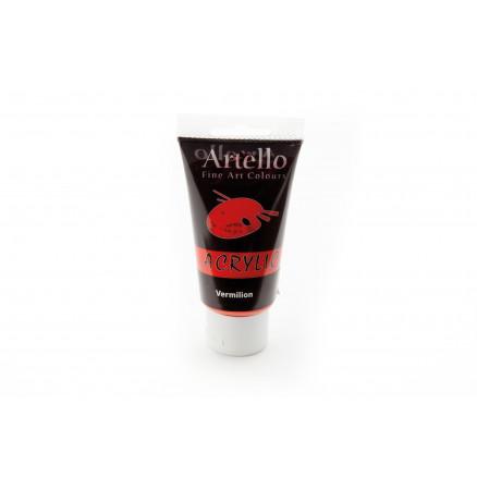 Artello Artello Akrylmaling/Kunstnerfarge Sinoberrød 75ml