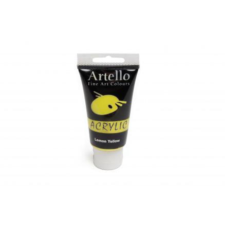 Artello Artello Akrylmaling/Kunstnerfarge Sitron gul 75ml