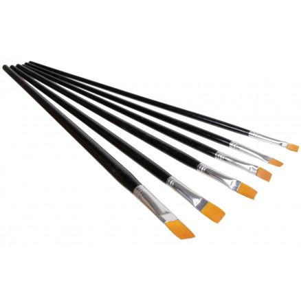Artino Artino Malerpensler/Artist Brushes Set Flat Synthetic Ass. sizes - 6 stk.
