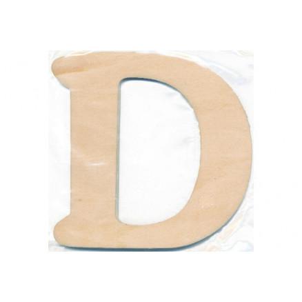 Craft Line Trebokstav D 10x0,4cm - 1 stk