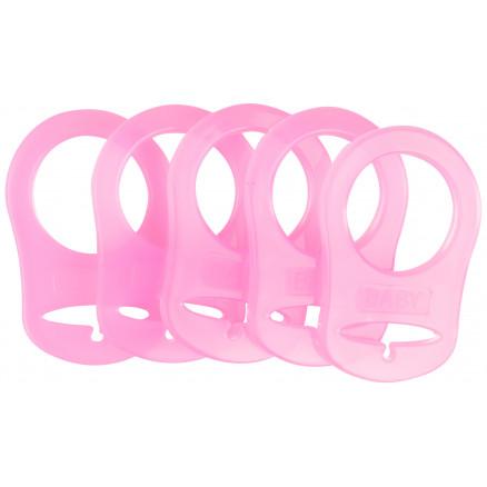 Infinity Hearts Infinity Hearts Smokkekjede Adapter Rosa 5x3cm - 5 stk