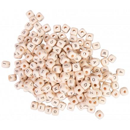 Infinity Hearts Infinity Hearts Treperler med assorterte bokstaver 10x10x10mm - 200 stk