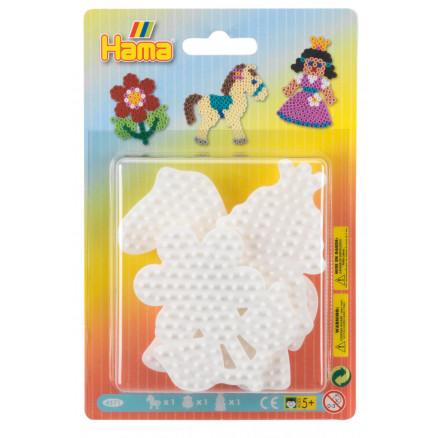 Hama Hama Midi Blisterpakning 4571 Hest, blomst og prinsesse - 3 stk.