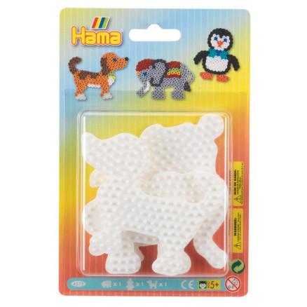 Hama Hama Midi Blisterpakning 4572 Elephant, Penguin & Dog - 3 stk.