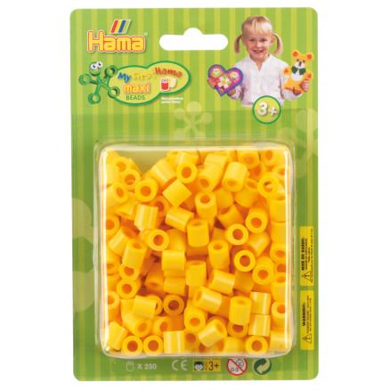 Hama  Hama Maxi Perler Blisterpakning 8503 Gul - 250 stk
