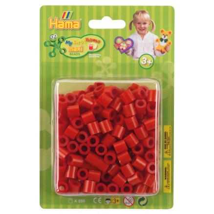Hama  Hama Maxi Perler Blisterpakning 8505 Rød - 250 stk