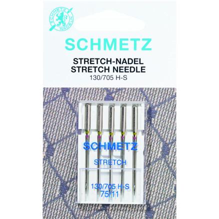 Schmetz  Schmetz Symaskinnåler Strekk 130/705 H-S Str. 75- 5 stk