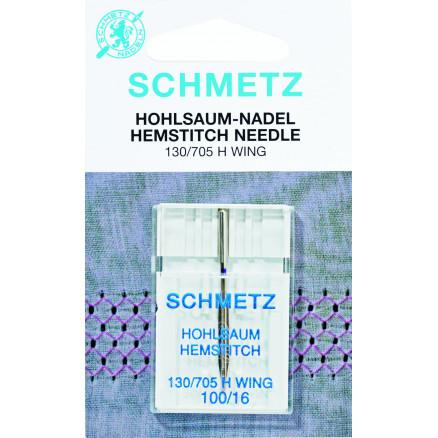 Schmetz  Schmetz Symaskinnåler Wing / Hemstitch 130/705H Str. 100 - 1 stk