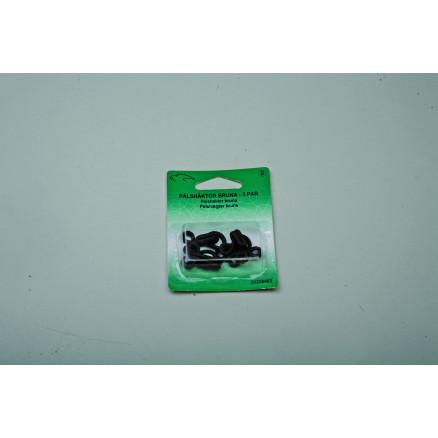VJ Green Â Pelshekter/Lukninger Svart - 3 Sett
