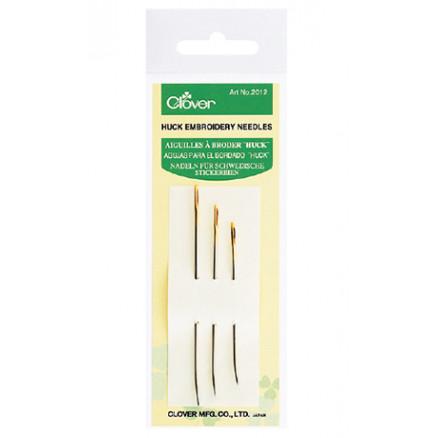 Clover Â Clover Broderinåler Bøyd spiss 3 størrelser 3 stk
