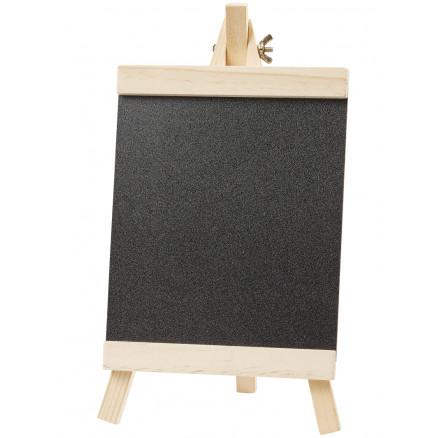 Diverse Mini-Staffeli Tre med Svart Lerret 16x23cm