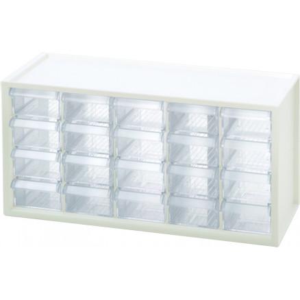 Infinity Hearts Infinity Hearts Skuffesystem / Oppbevaringsreol / Skuffereol 520 Plast 20 skuffer 37,8x15,4x18,9cm