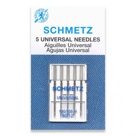 Schmetz Schmetz Symaskinnåler Universal 130/705H Str. 80 - 5 stk